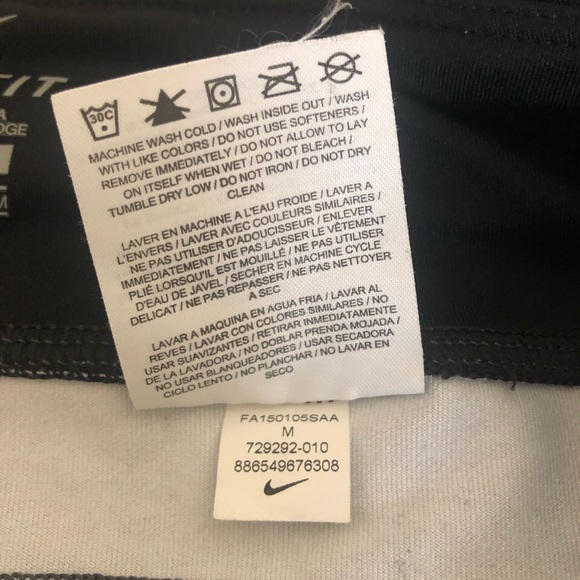 Nike Run Dri-Fit Animal Print Cropped Leggings SzM - Picture 6 of 8